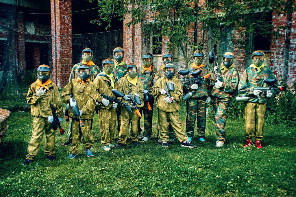 paintball group pics