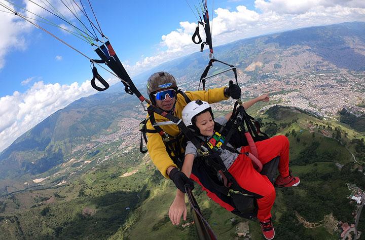 Paragliding outdoor adventures